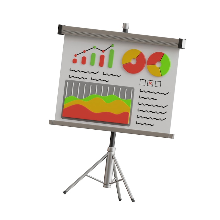 PSD infographic presentation 3d icon