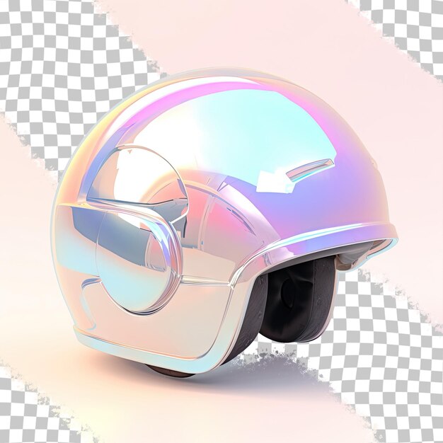 Ing illustration of a helmet on a transparent background