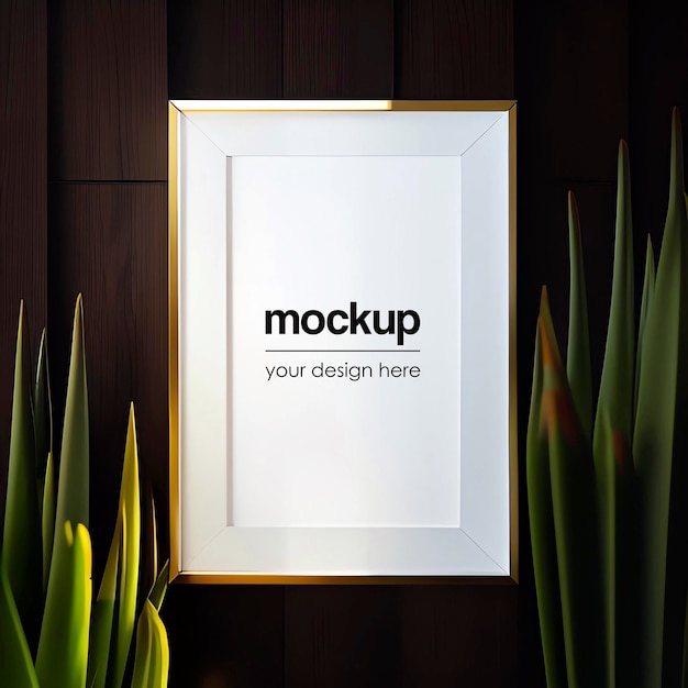 Ingelijste poster mockup art print showcase sjabloon