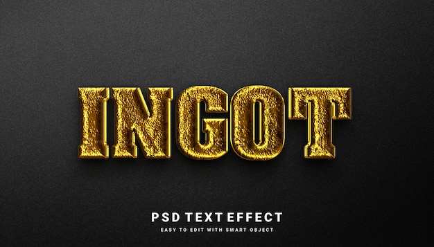 ingot text effect