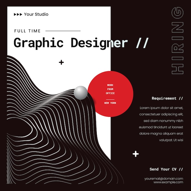 Inhuur van Flyer Template Feed