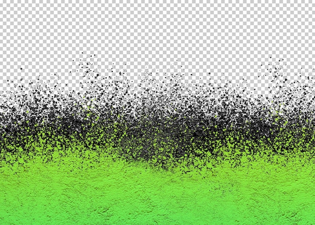 PSD ink splashes isolated transparency background.