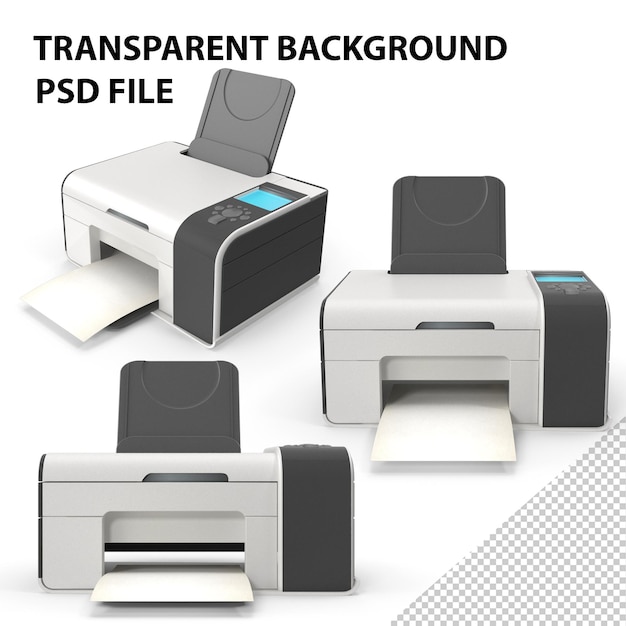 PSD inkjet printer png