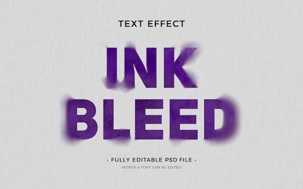 Inkt teksteffect