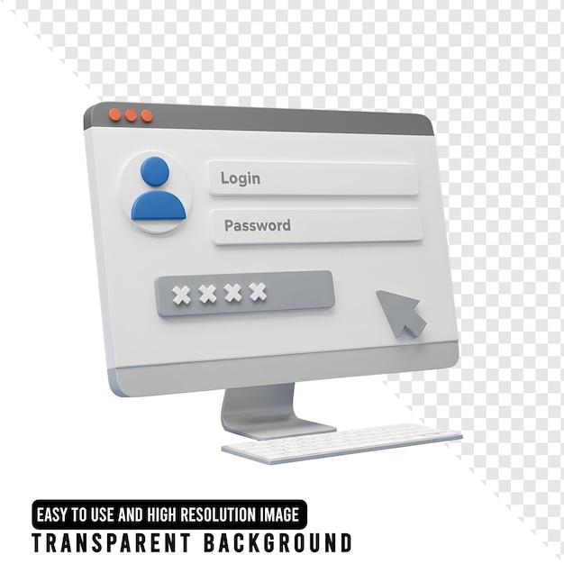 Inlogscherm op een computer