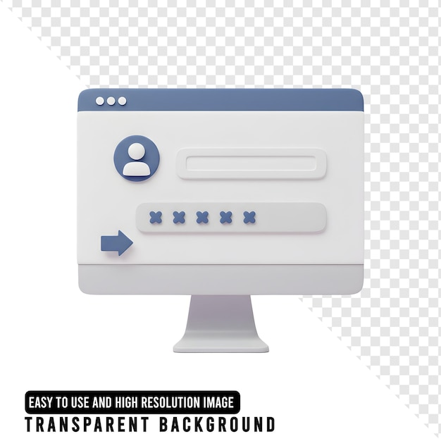 Inlogscherm op een computermonitor