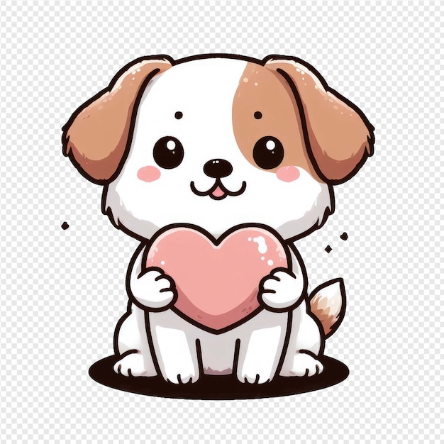 Innocent doggy png sticker