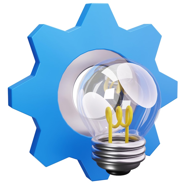 PSD innovative idea and technological solutions concept