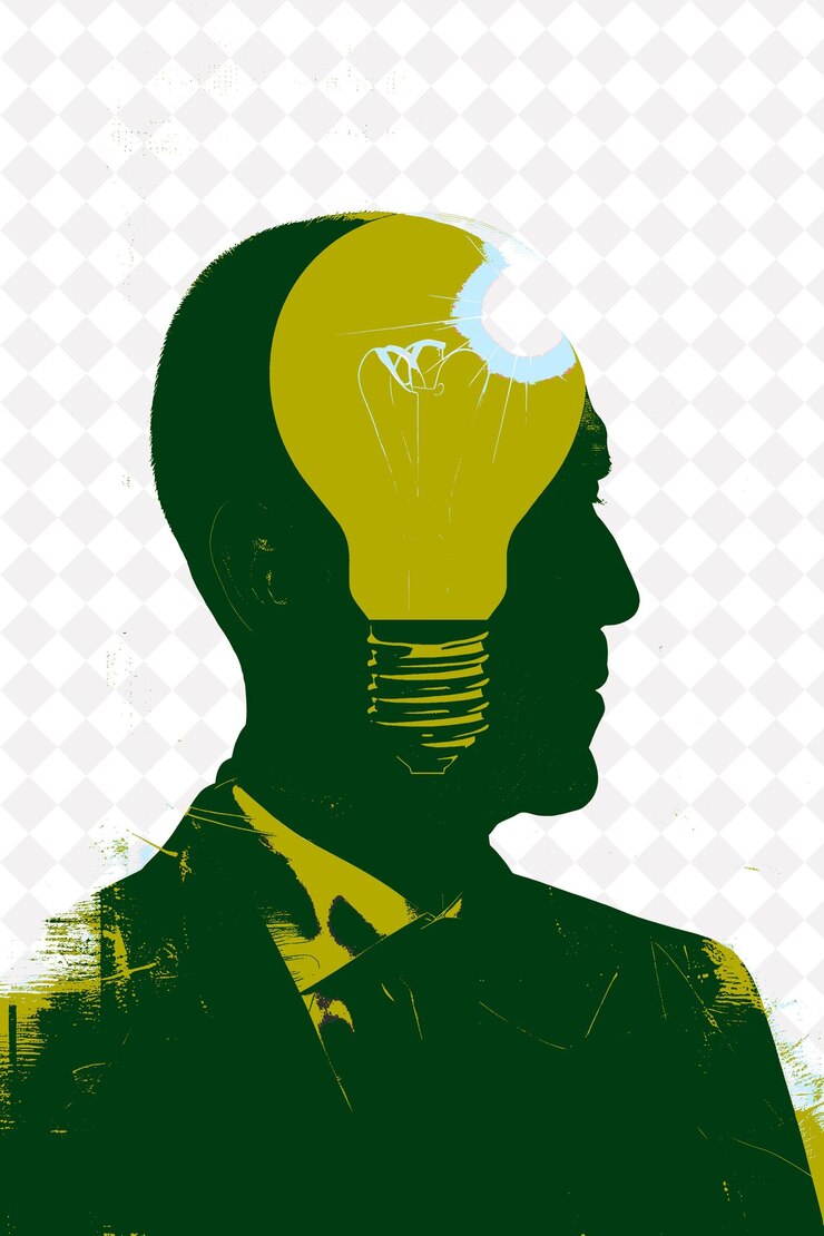 PSD innovative presidential candidate portrait with a red lightb flat illustration election campaign