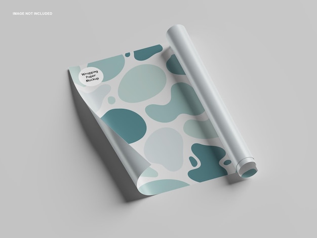 PSD inpakpapier mockup