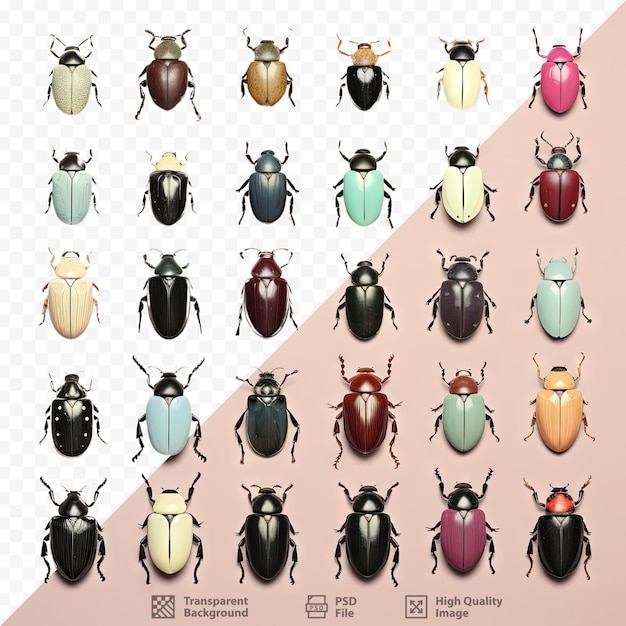 PSD insects with the name of beetles