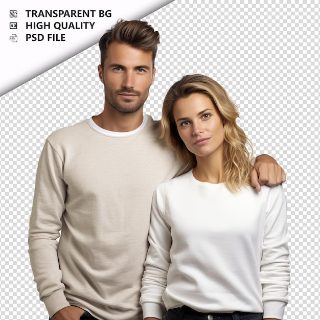 PSD insensitive european couple ultra realistic style white b