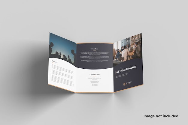 Inside trifold mockup