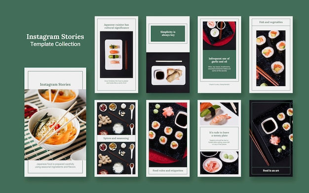 Insta stories mockup set