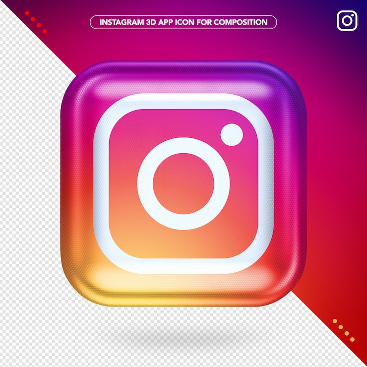 PSD instagram 3d-app