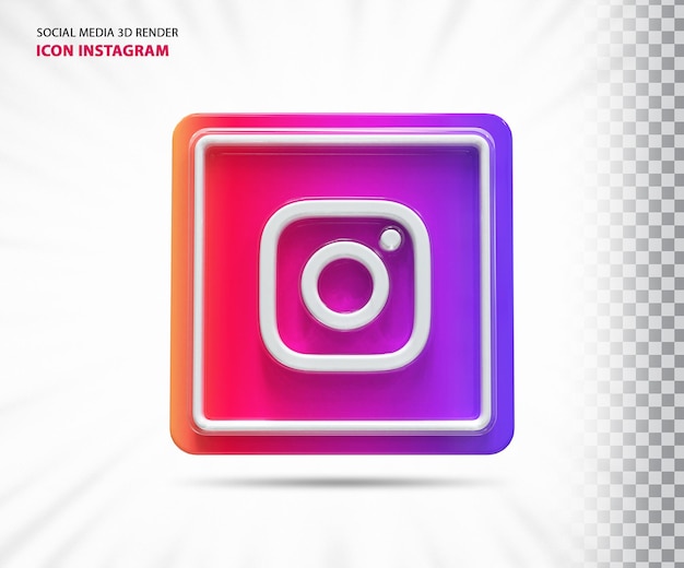 Instagram 3d-pictogramconcept