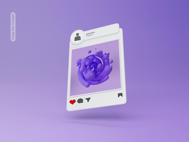 Instagram bericht mockup