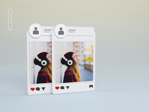 Instagram bericht mockup