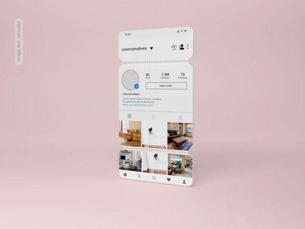 Instagram bericht mockup