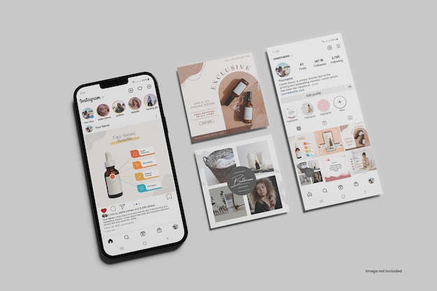 Instagram bericht mockup