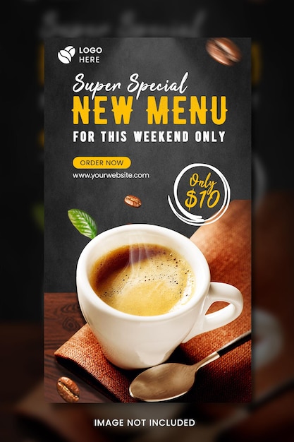 Instagram coffee banner