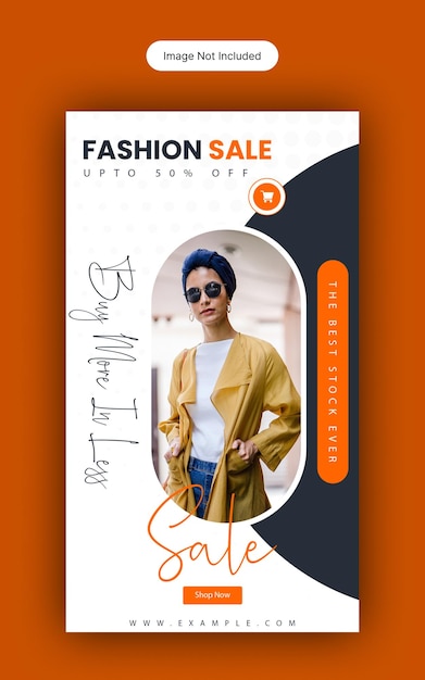 PSD pacchetto instagram fashion sale story