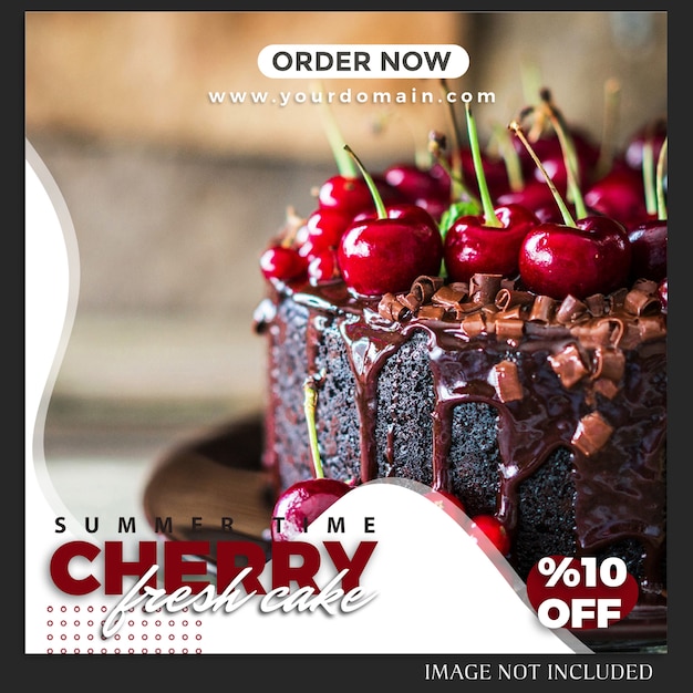 instagram  food & drink post template 