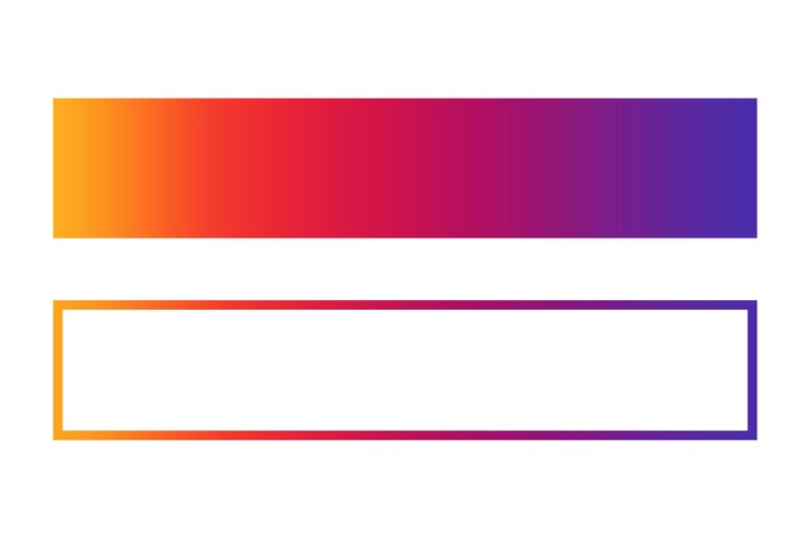 PSD instagram lower third frame text social media instagram template