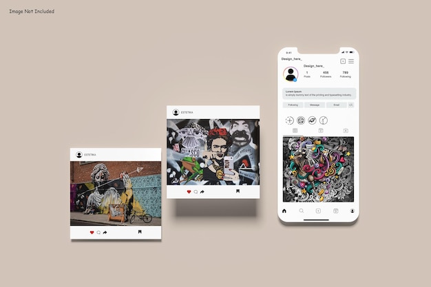 Instagram Mockup Template