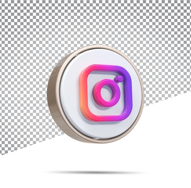 Instagram-pictogram 3d