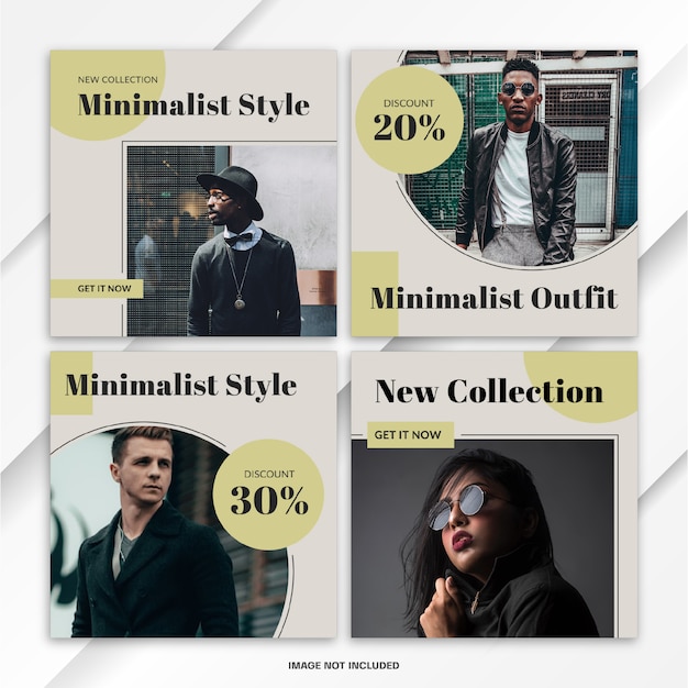 Instagram post bundle fashion sale template