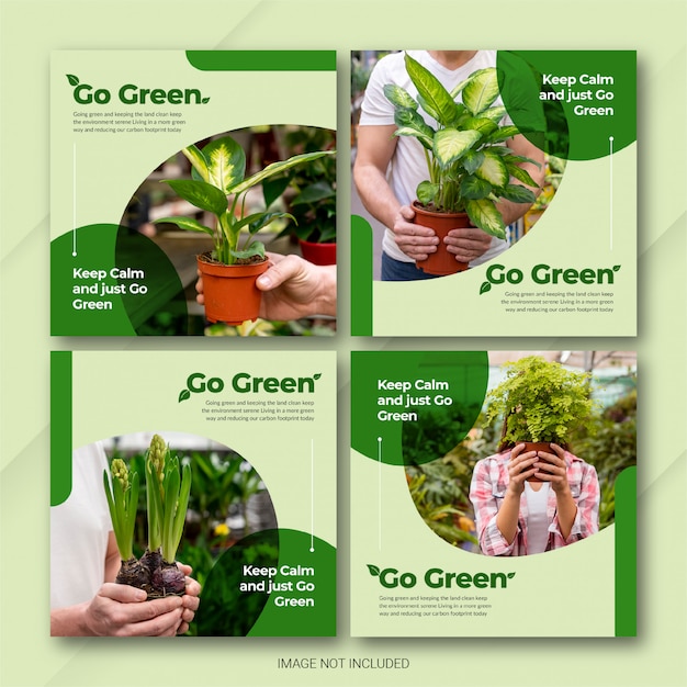 Instagram Post Bundle World Environment Day Template