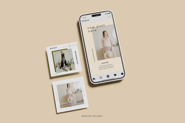 Мокет постов в Instagram v2