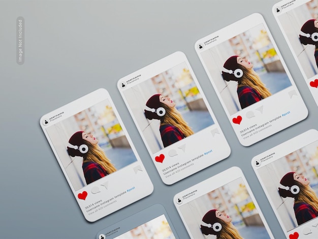 Instagram post mockup