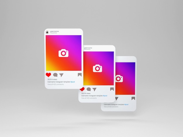 Instagram post mockup