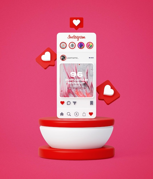 Instagram post mockup