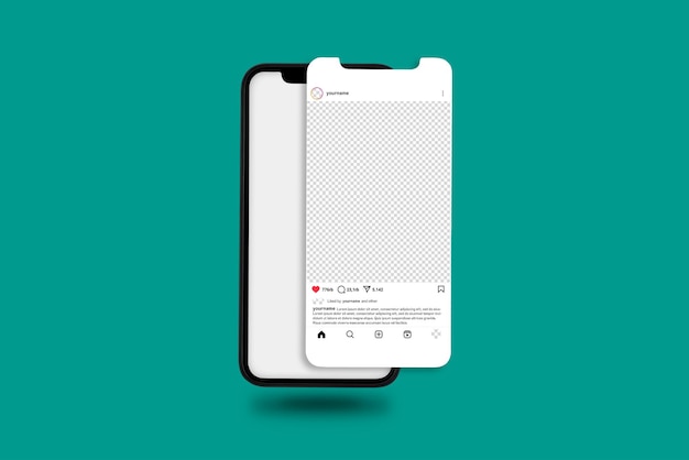 instagram post mockup