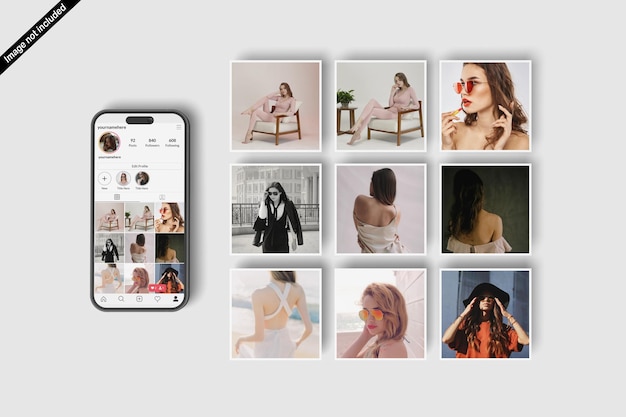 Instagram post mockup
