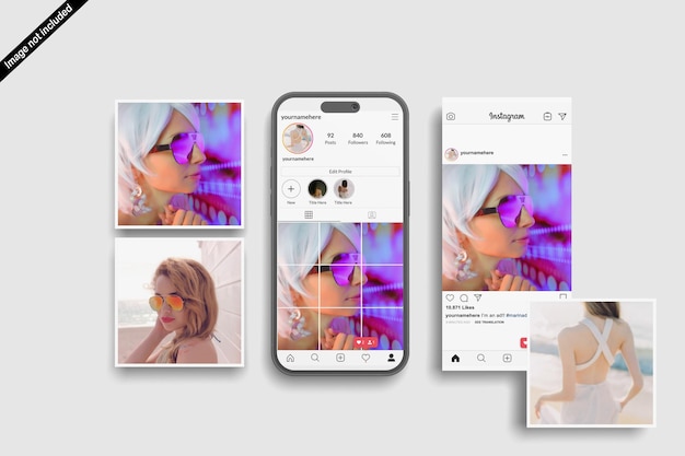 instagram post mockup