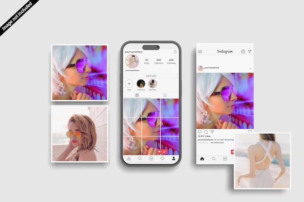 Instagram post mockup