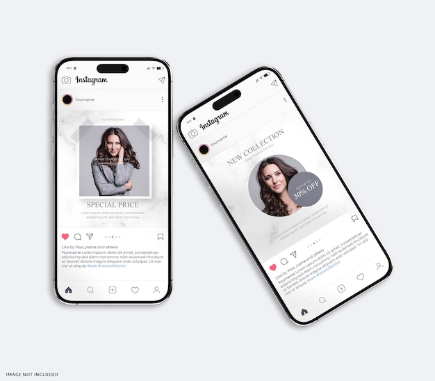 instagram post mockup