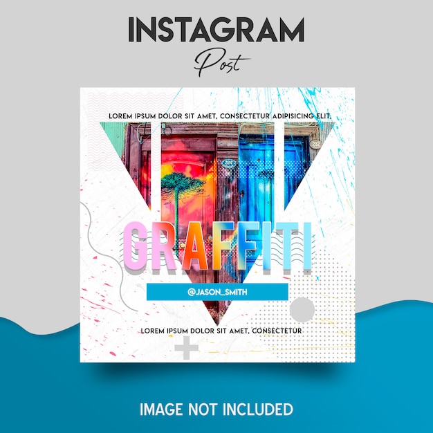 PSD instagram post template