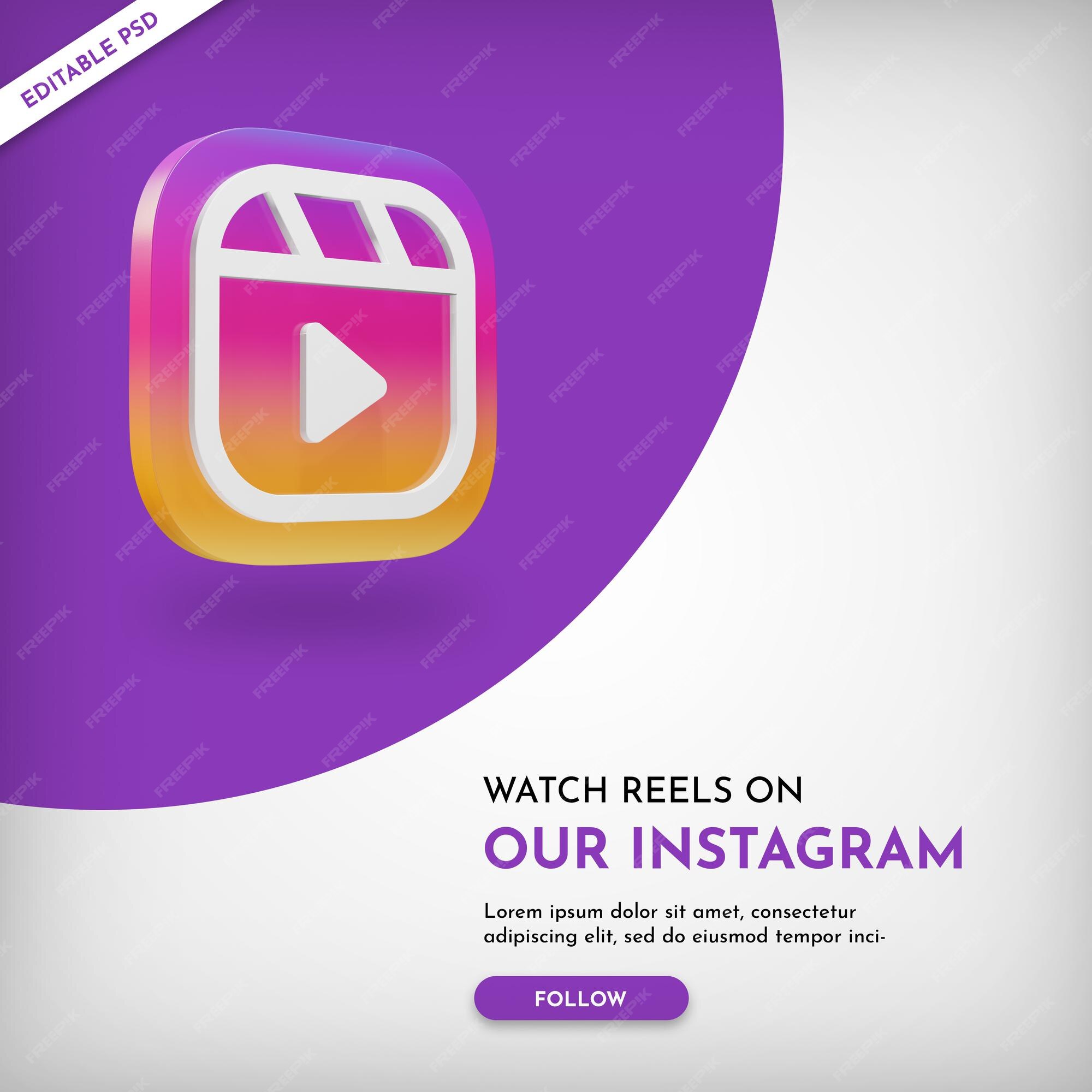 Với banner quảng cáo Instagram Reels cao cấp và biểu tượng 3D font cho Reels của Instagram, bạn có thể thu hút sự chú ý của khán giả một cách dễ dàng và nhanh chóng. Không chỉ tạo ra những video ấn tượng, mà bạn còn có thể tạo nên một thương hiệu riêng cho mình trên mạng xã hội này.