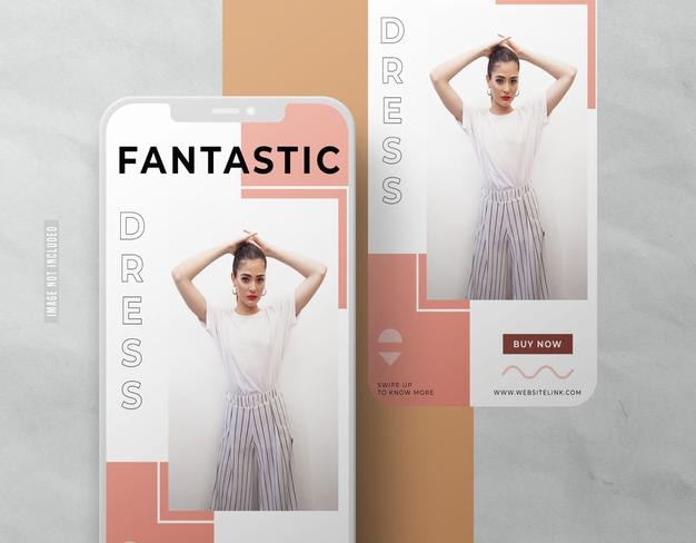 instagram social media post mockup