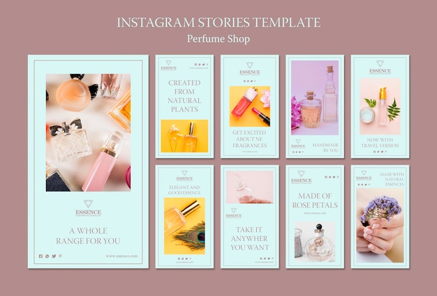 PSD 香水のためのinstagramストーリーコレクション