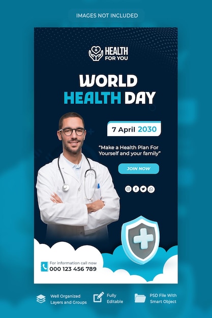 Instagram stories for world health day