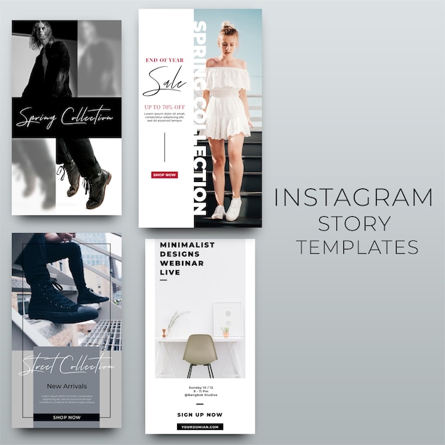 Instagram story for social media template