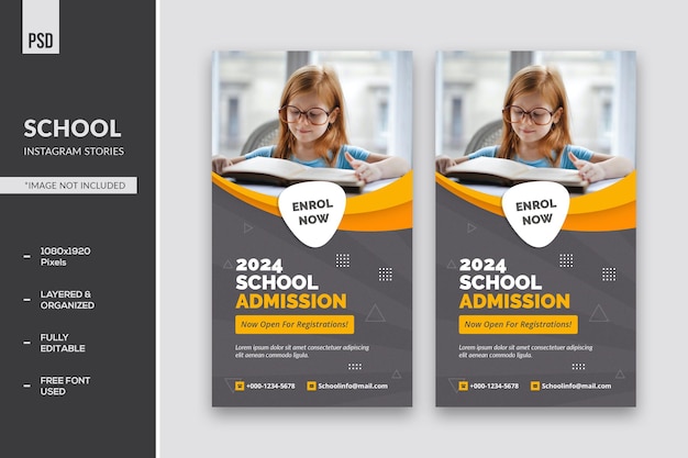Instagram-verhalen op school