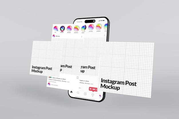 Мокет для InstagramPost