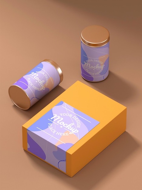 PSD instant can mockup design